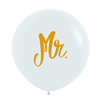 Bruiloft Gouden Mr Reuze Ballon - 61 cm Latex